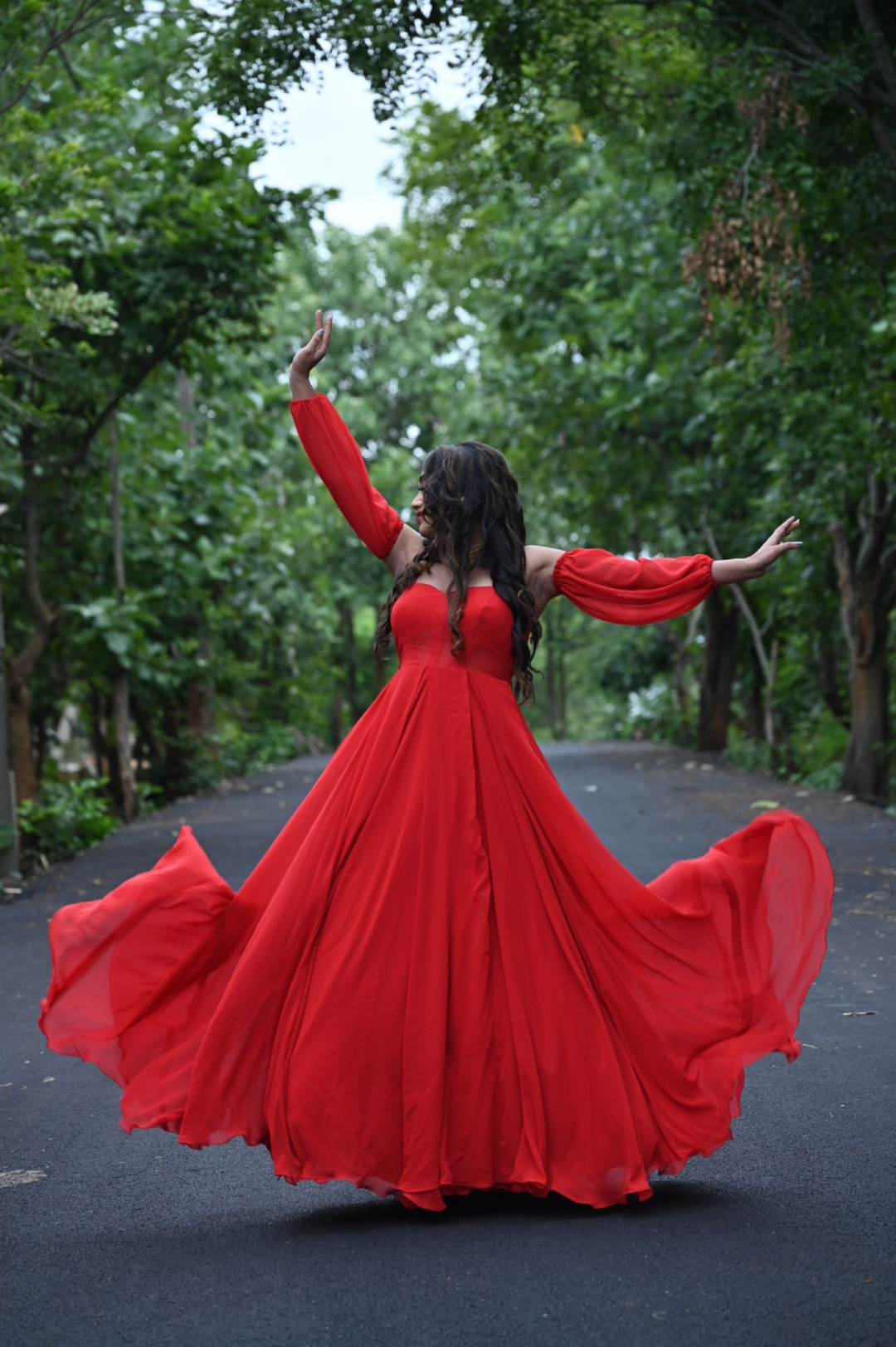 Red Corset Gown