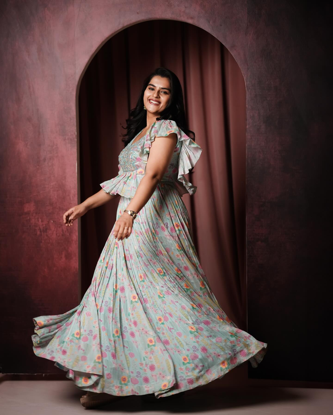  Floral printed Lehenga 